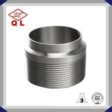 3A Sanitary Stainless Steel Weld X Male NPT Adapter 19wb